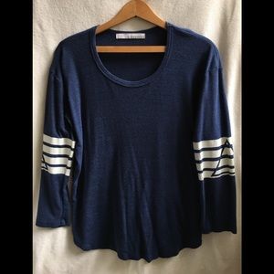 Navy Blue Long Sleeve T-Shirt